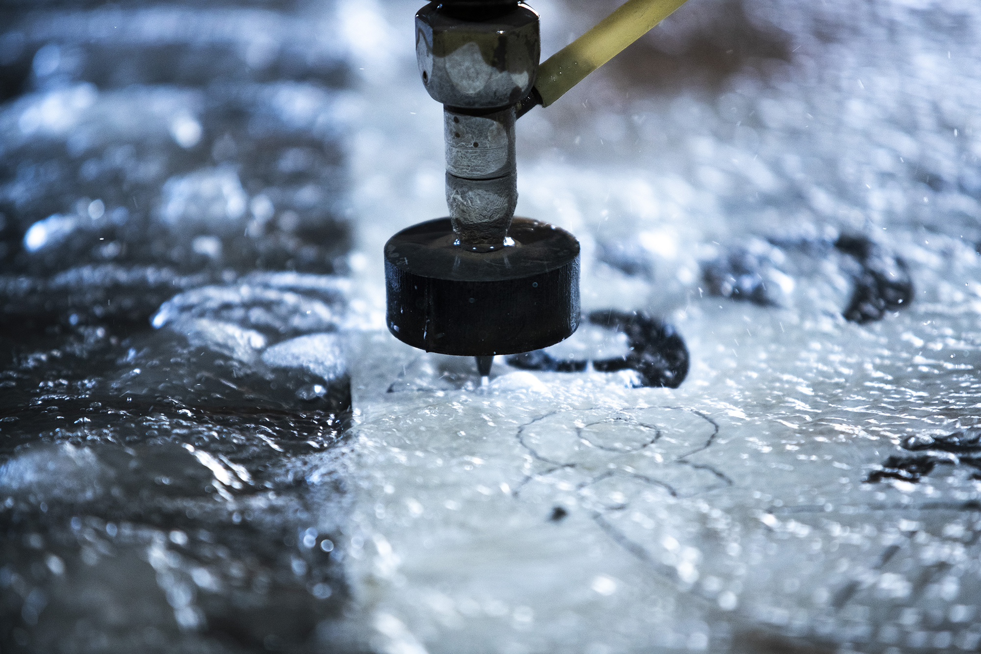 Waterjet metal cutter